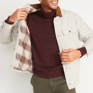 Old Navy Flannel-Lined Workwear Jacket for Men